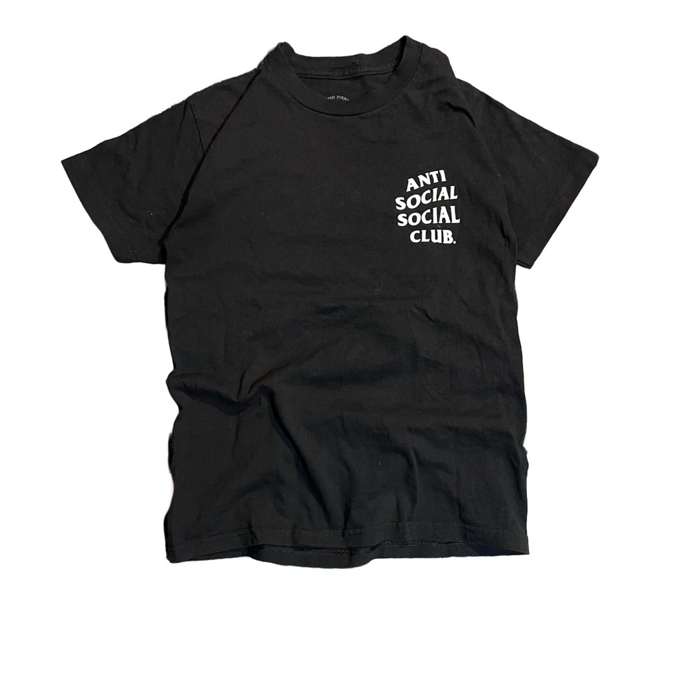 Anti Social Social Club Kids Tee in Black and White